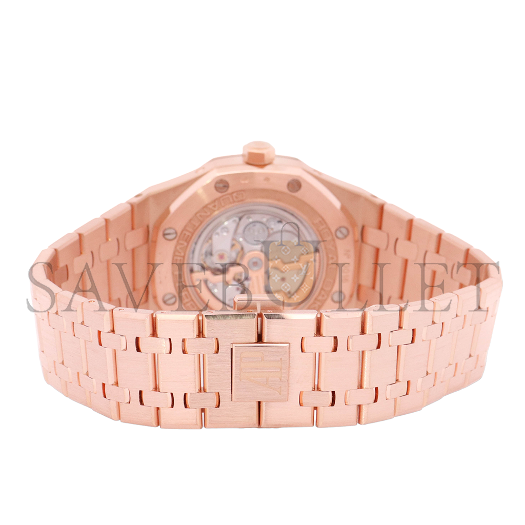audemars P*g*et royal oak perpetual calendar 41mm rose gold blue dial watch 26574or.oo.1220or.03